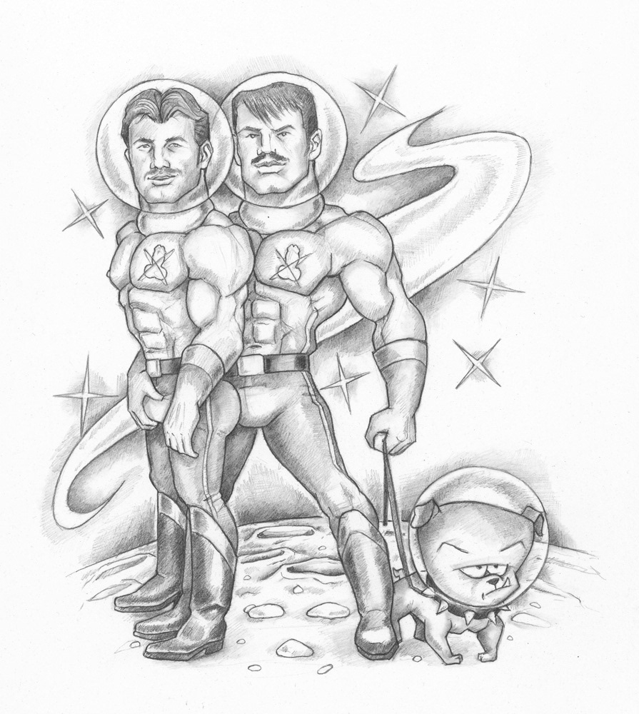 Love Among the Stars, 2001, 8.5"x11", $150