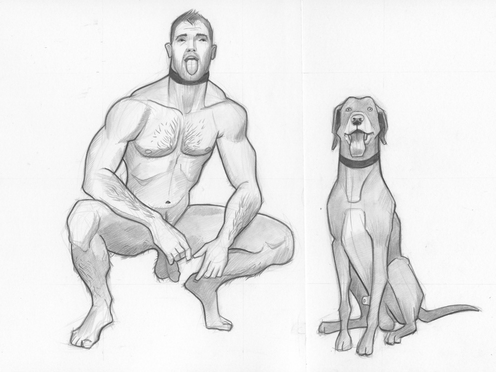 ”Buddy & Butch”, 2013, 12"x9", $150