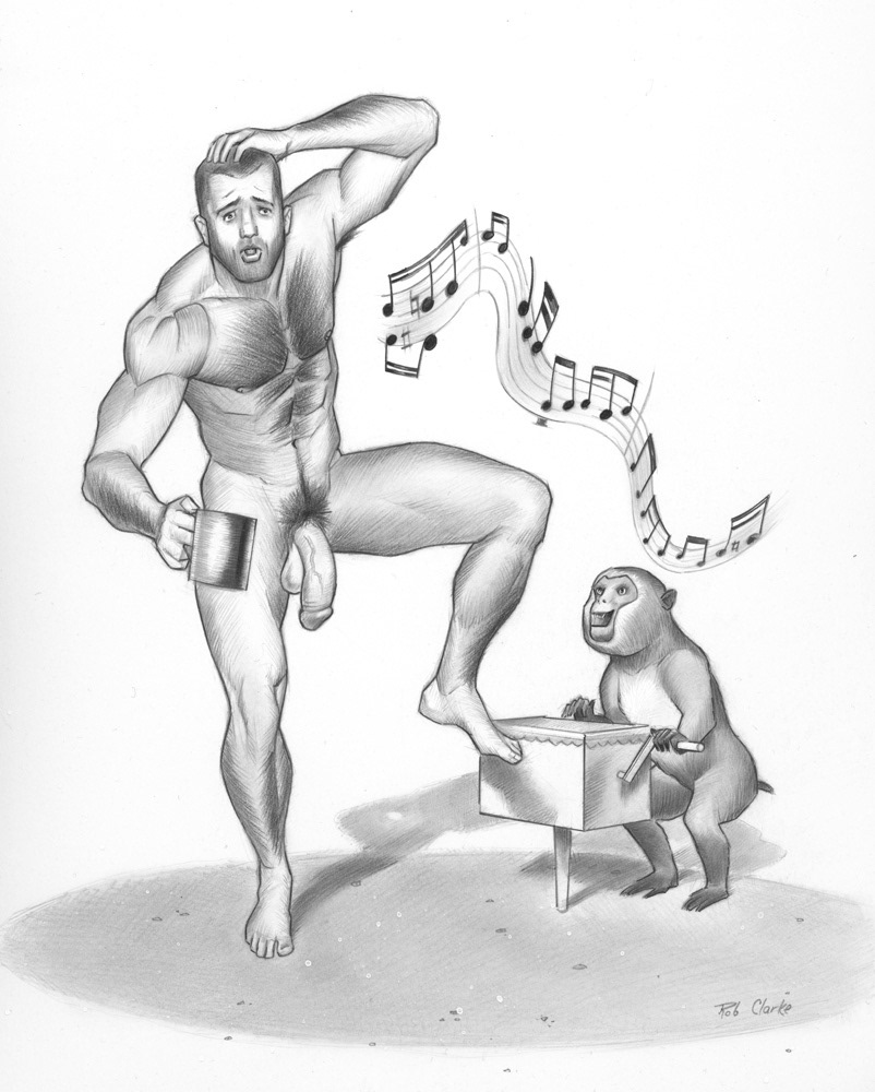 Dance Monkey, Dance! 8.5"x11", 2005, $300