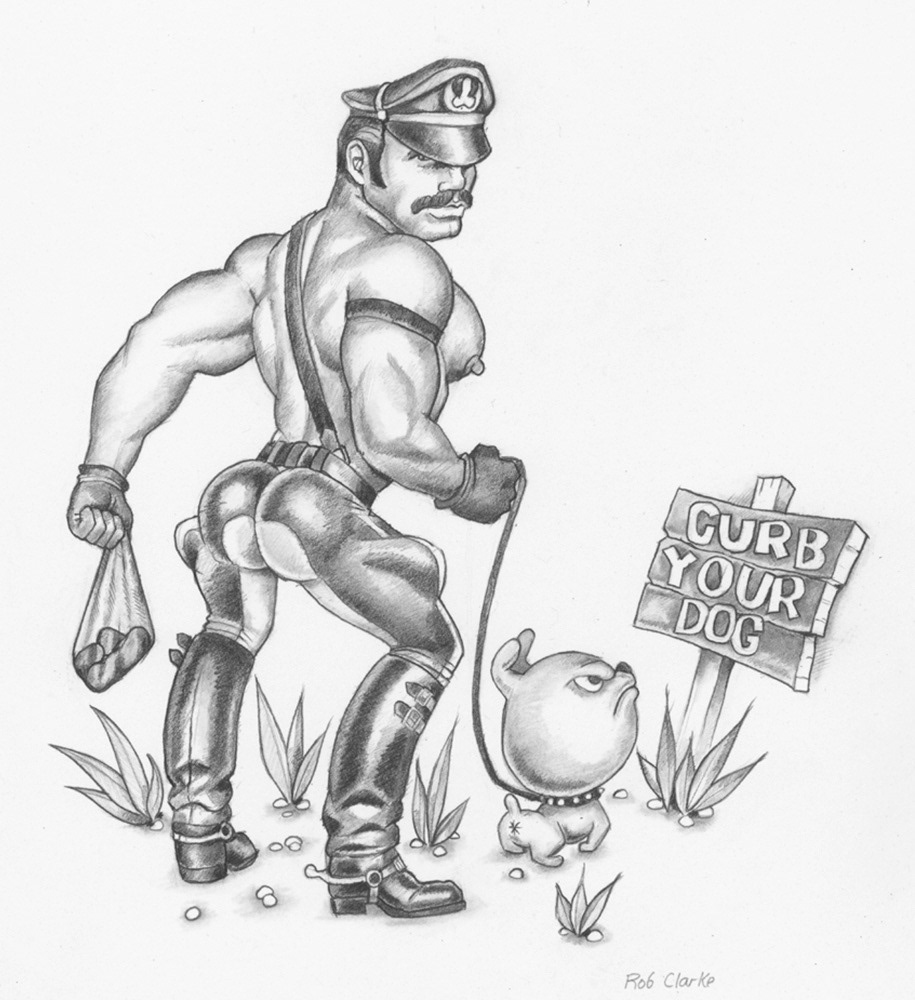 Curb Your Dog 1, 2000, 8.5"x11", $150