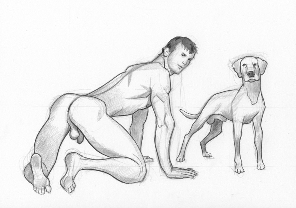 ”Ziggy & Zeus”, 2013, 12"x9", $150