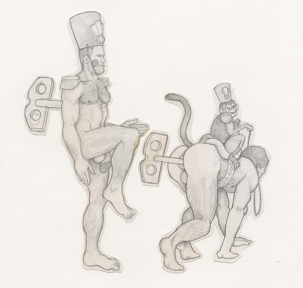 "Toy Soldier", 1993, 11"x11", $100