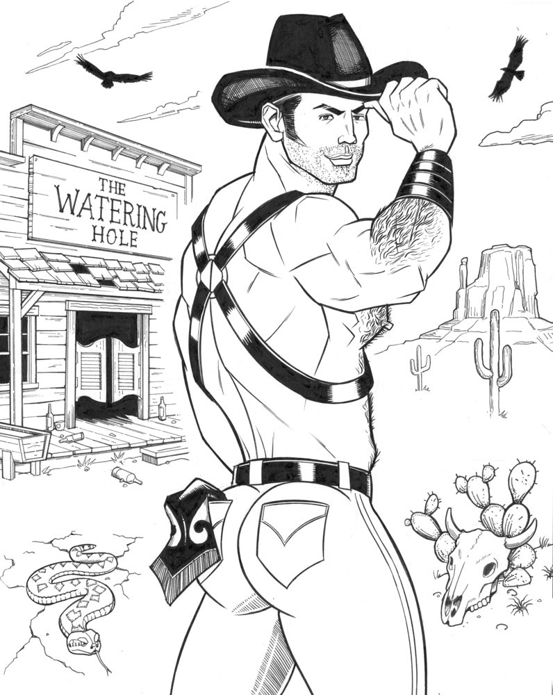 "West World", 2007/2026, 10"x12", $400