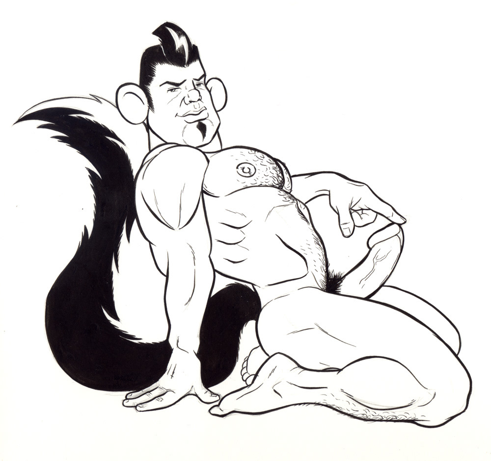 Skunk 2, 2007, 7"x 7", $100
