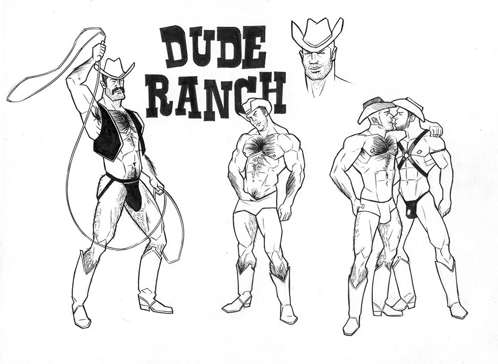 "Dude Ranch", 2007/2026, 11.5"x8.5", $250
