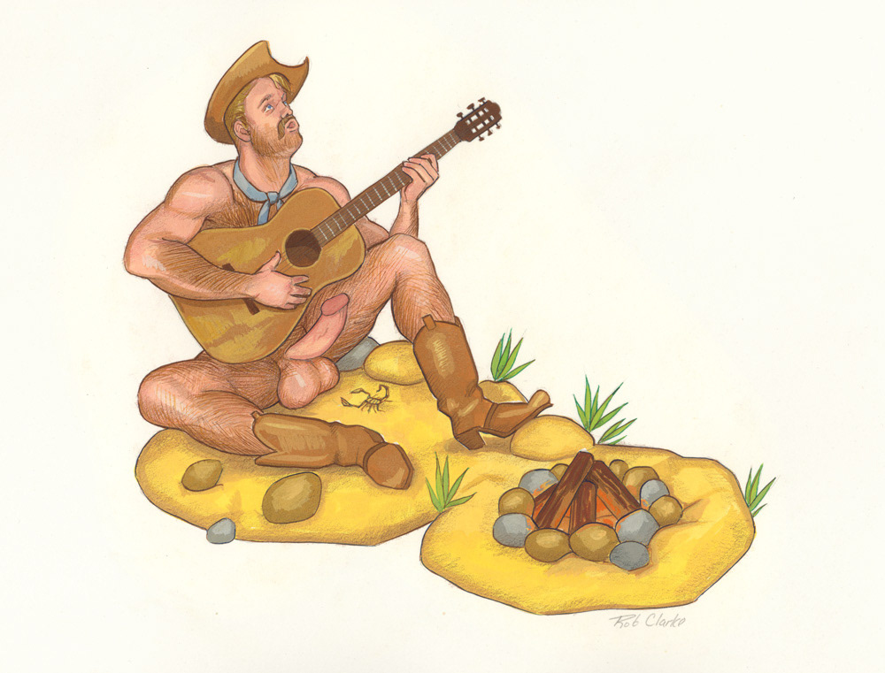 "Johnny Guitar", 1997, 10"x8", $200