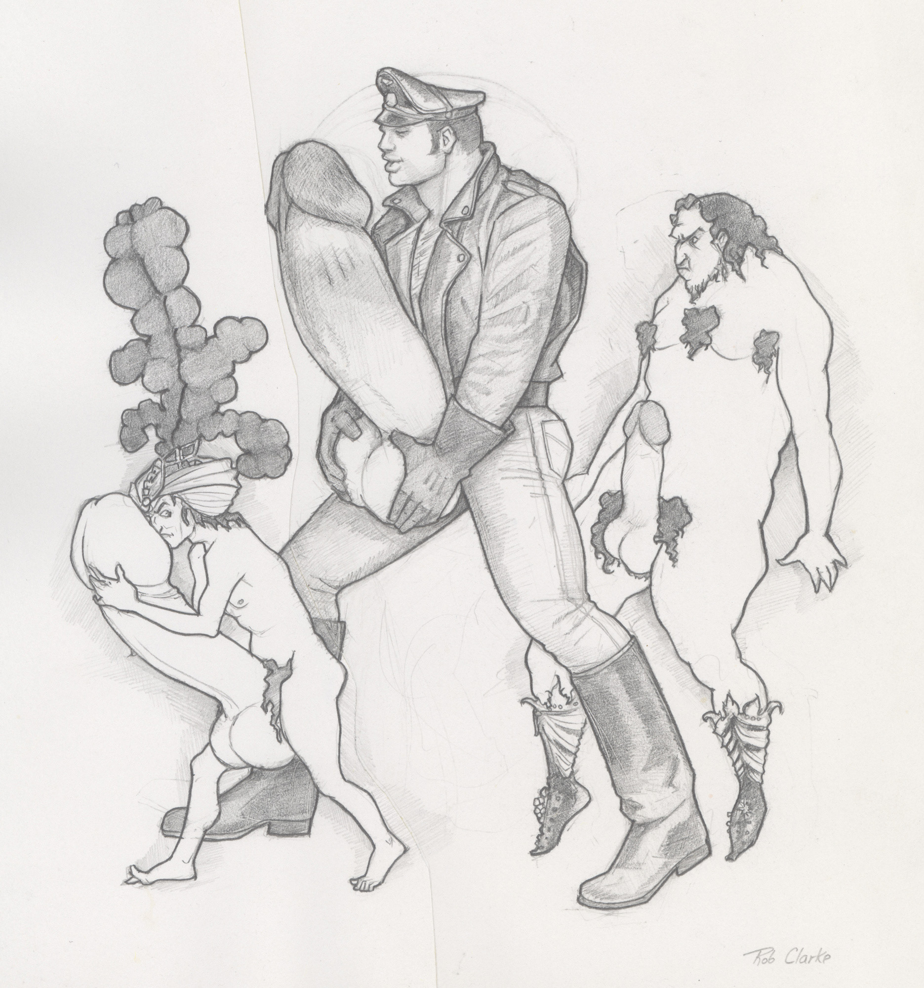 "The Lacedaemonian Ambassadors", 1993, 8.5"x10", $100