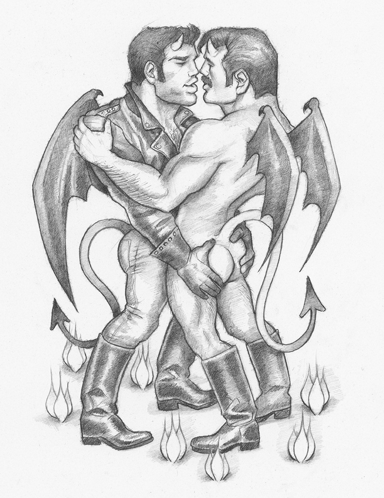 Demonic Love, 2000, 8.5"x11", $150