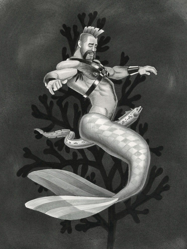 "Shimmy", 2012, 8" x 10", $300