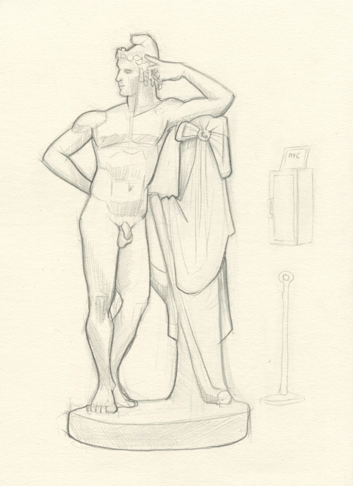 "Canova", The Met Museum, 2024, 6"x8", $100