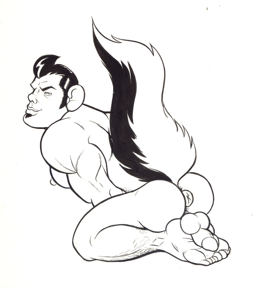 Skunk 6, 2007, 7"x 7", $100