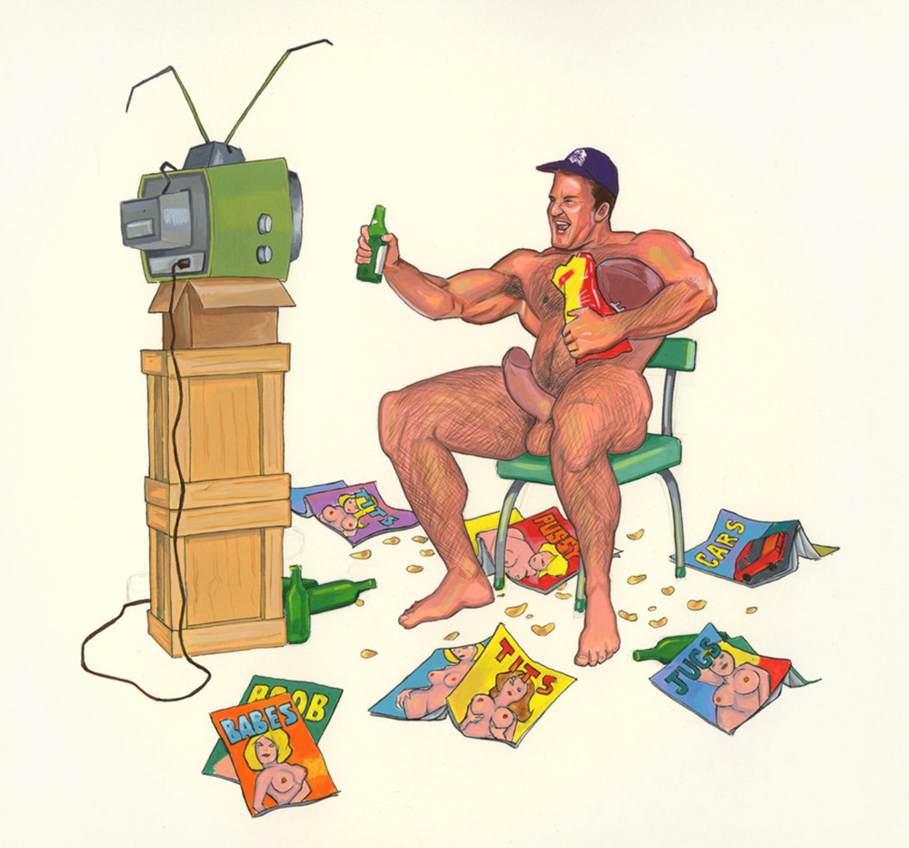 Game Day, 1994, 10"x8", $200
