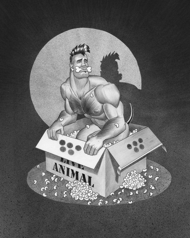 Live Animal, 2011, 8"x10", $200