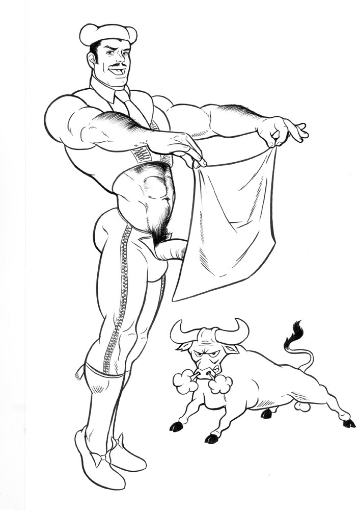 Matador, 2003, 7"x11", $50