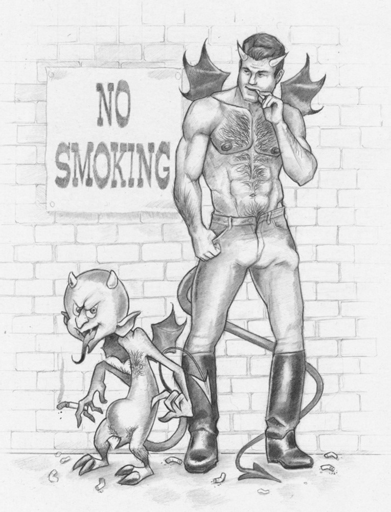 No Smoking, 2003, 8.5"x11", $150