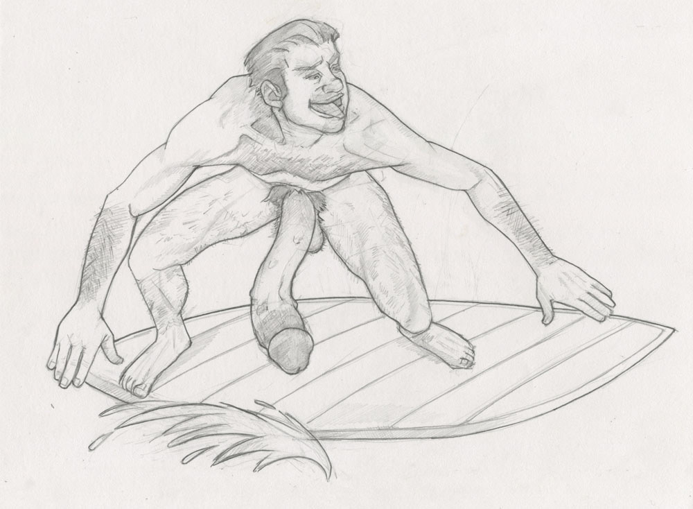 "Surf's Up!", 1993, 10"x8", $20