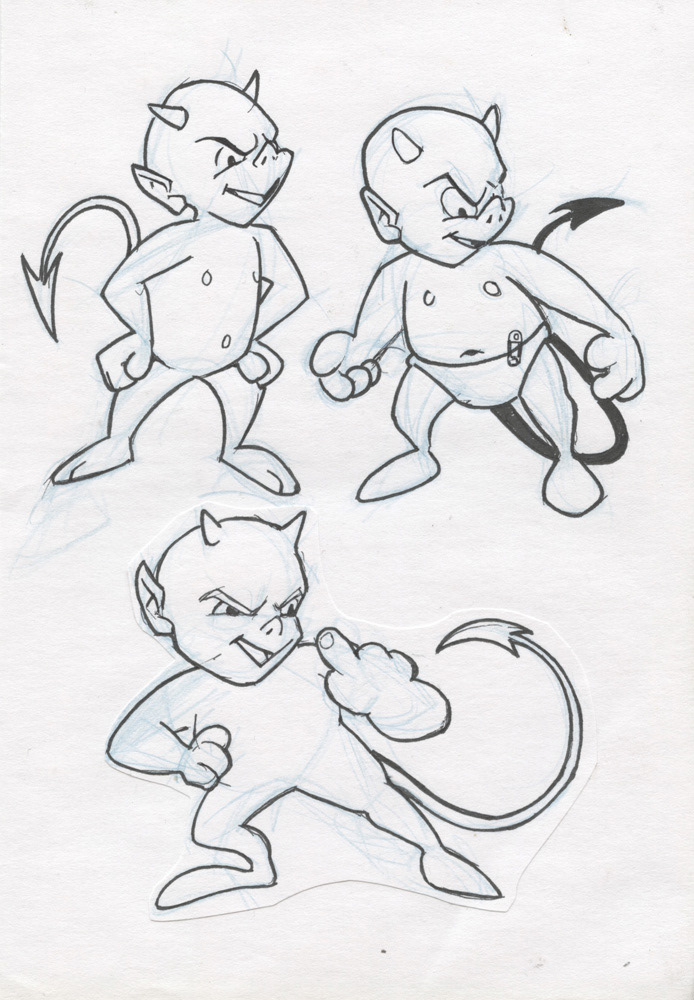 "Inked Red Hots", 2000, 6.5"x9", $30