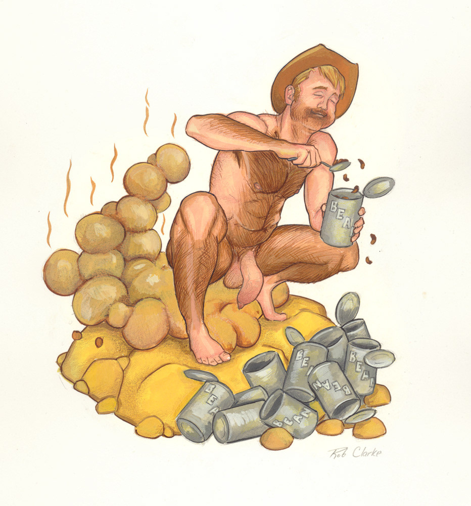 Savory Beans, 1997, 10"x8", $200