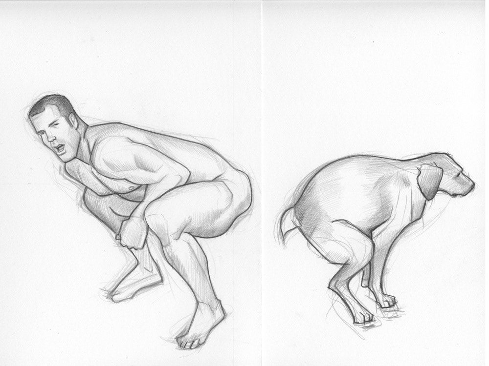”Squirts & Silas”, 2013, 12"x9", $150