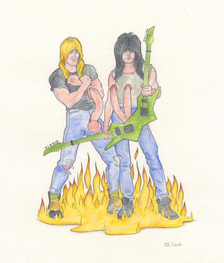 "Diphallia Heavy Metal", 1996, 7.5"x9", $40