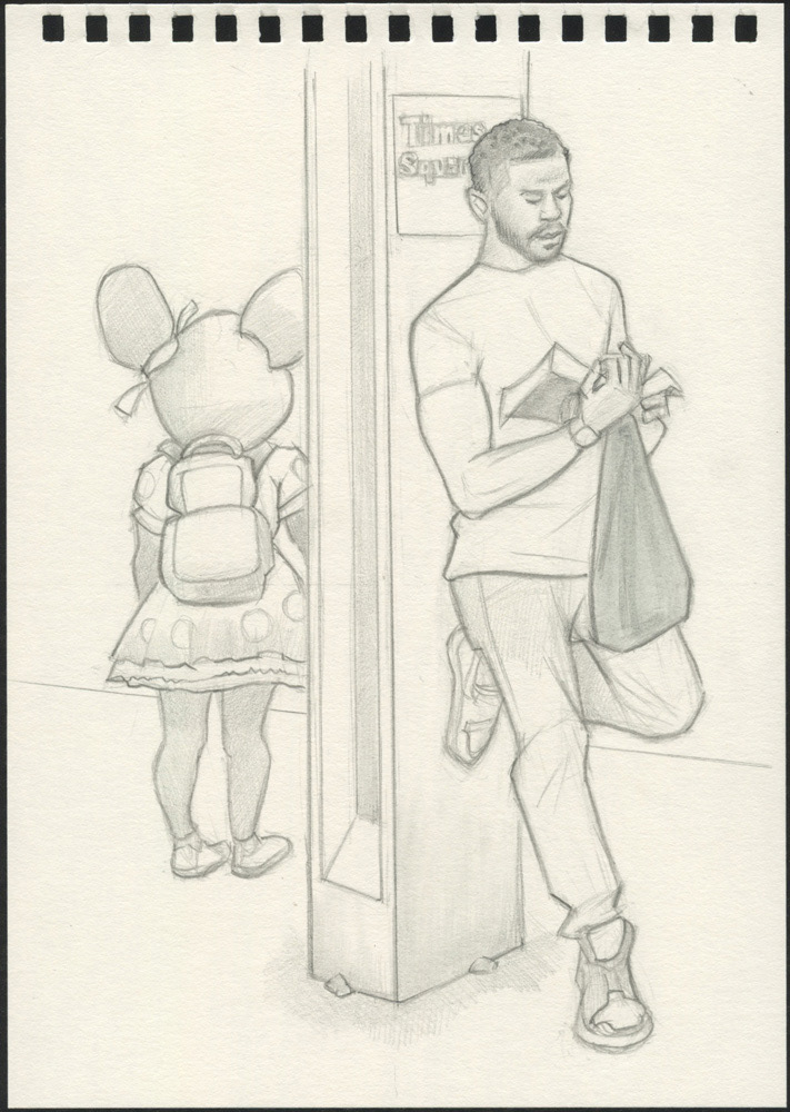 "Times Square", 2026, 6"x8", $100