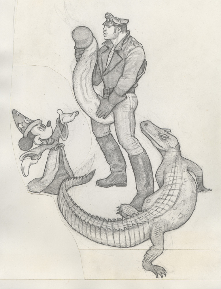"The Sorceror's Apprentice", 1993, 8.5"x11", $75