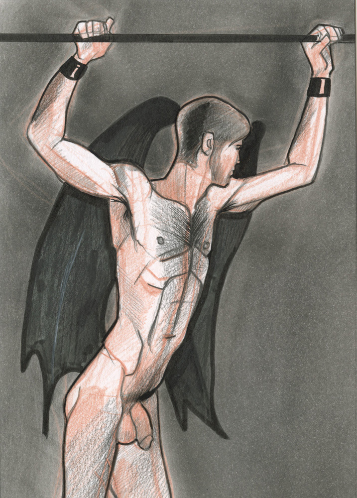 "Demon 1", 2015, 5"x7"