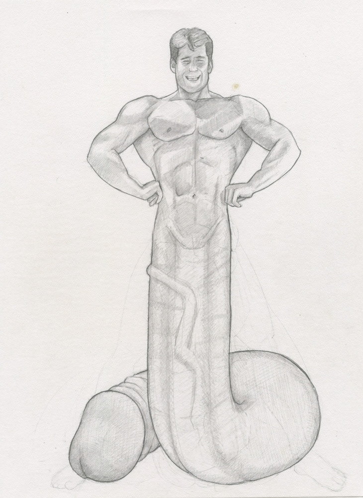 "International Male Snake 1", 1995, 8"x10", $40
