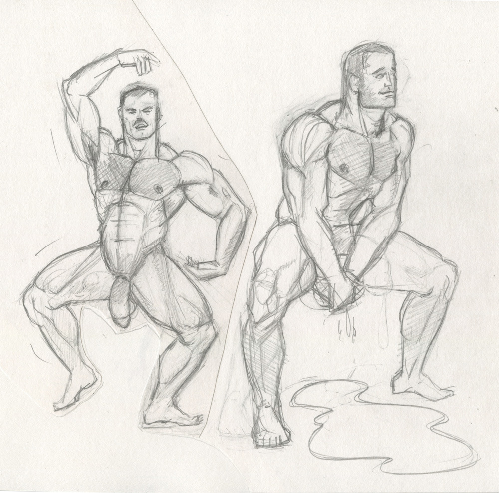 "Brutes", 1995, 9"x8.5", $20