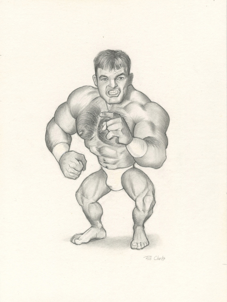 "WTF are you looking at?!", 2003, 6"x8", $150