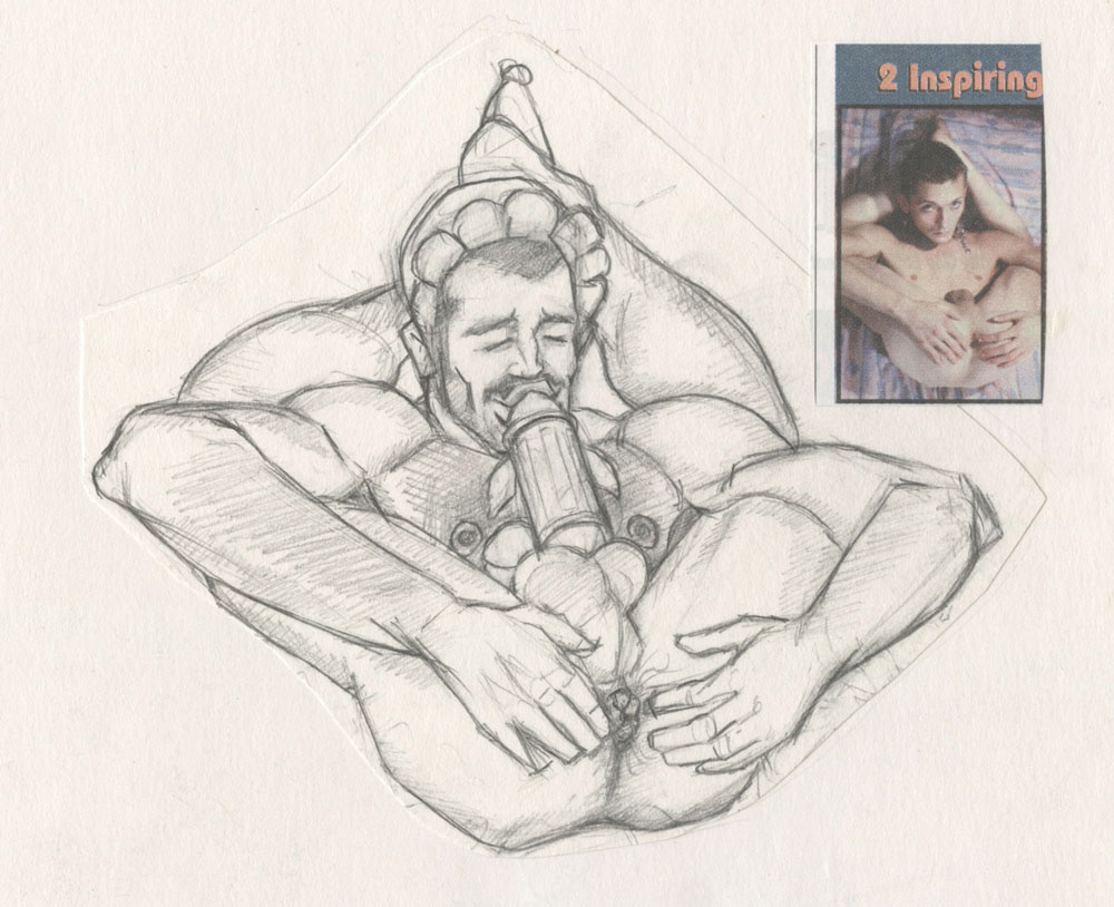 "Self Sucking Big Baby", 1995, 7.5"x6", $20