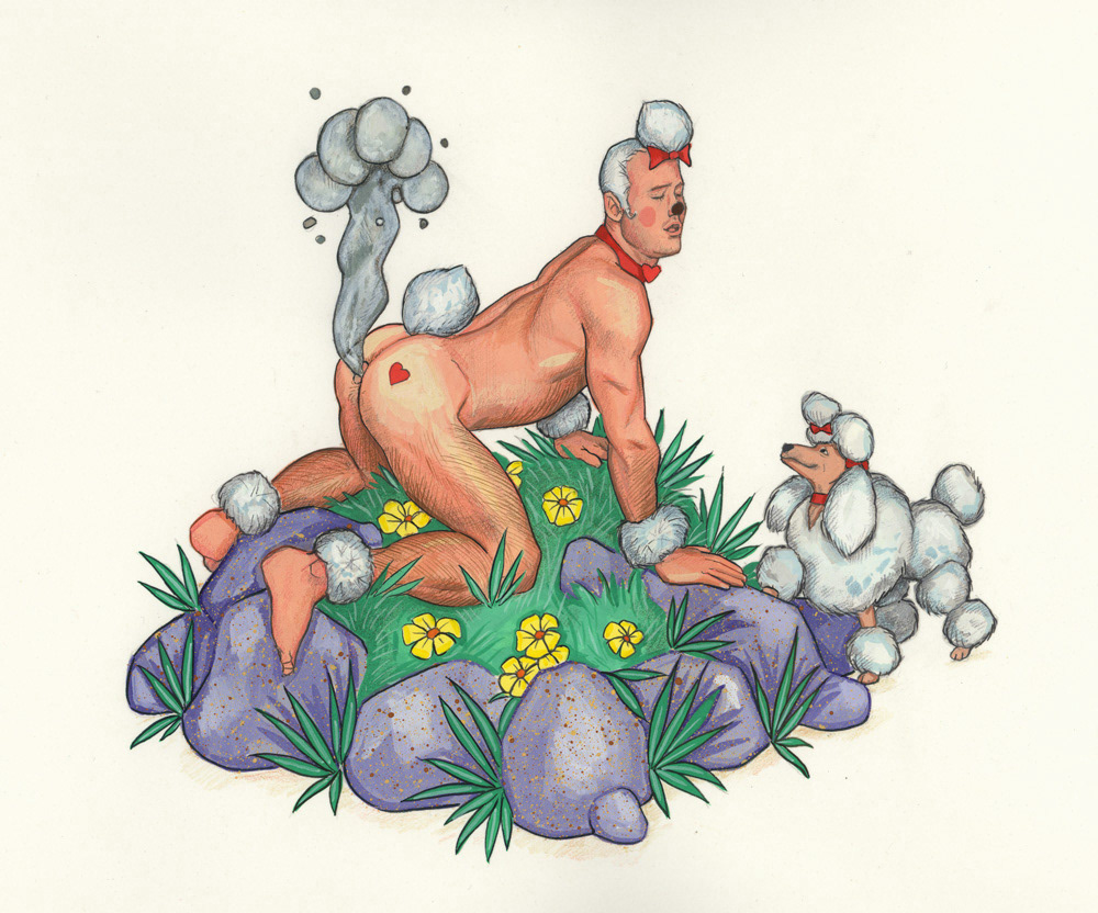 "Fleur & Florent", 1997, 10"x8", $150