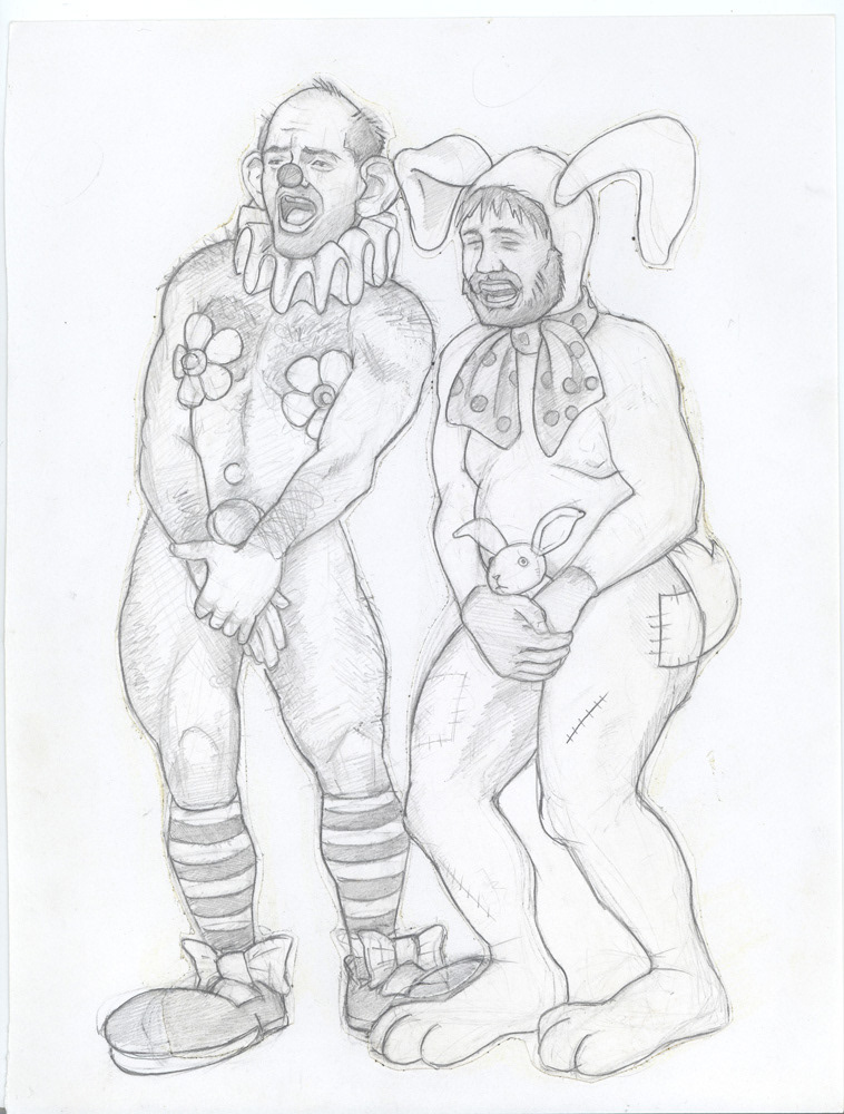 "Free Kick", 1993, 8.5"x11", $30