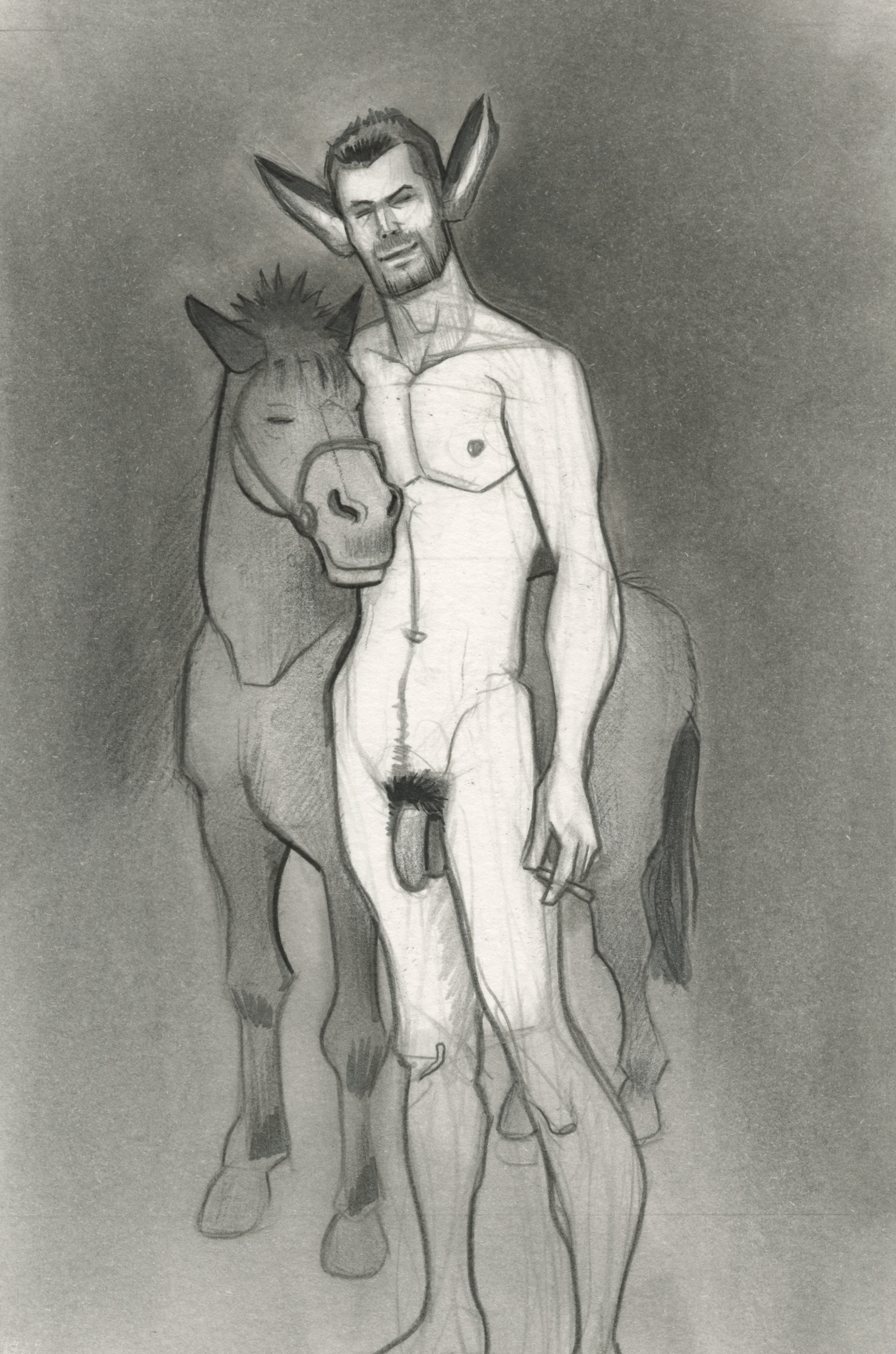 "Donk Twins", 2015, 5"x8", $50
