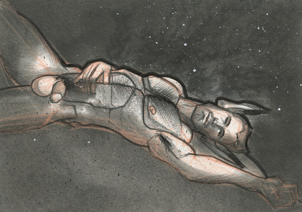"Supline Donk", 2015, 7"x5", $50