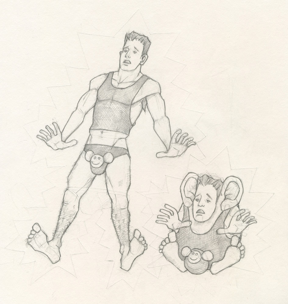 "Weebles", 1993, 7"x8", $60