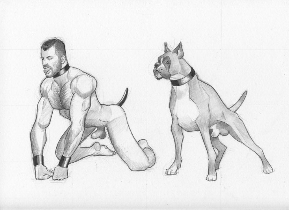 ”Bingo & Balthazar”, 2013, 12"x9", $150