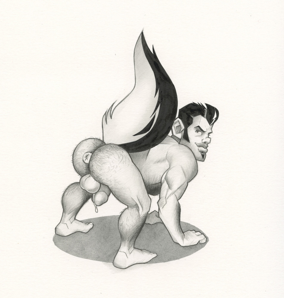 Skunk Presentin', 8"x8", 2005, $150