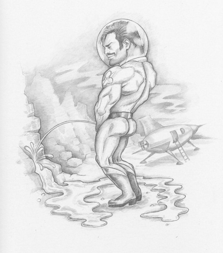 "Space Wiz", 2001, 8.5"x11", $75