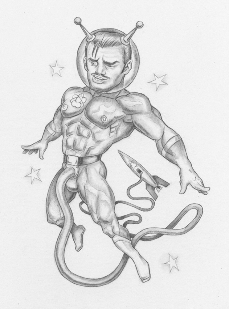 "Lost in Space", 2001, 8.5"x11", $50