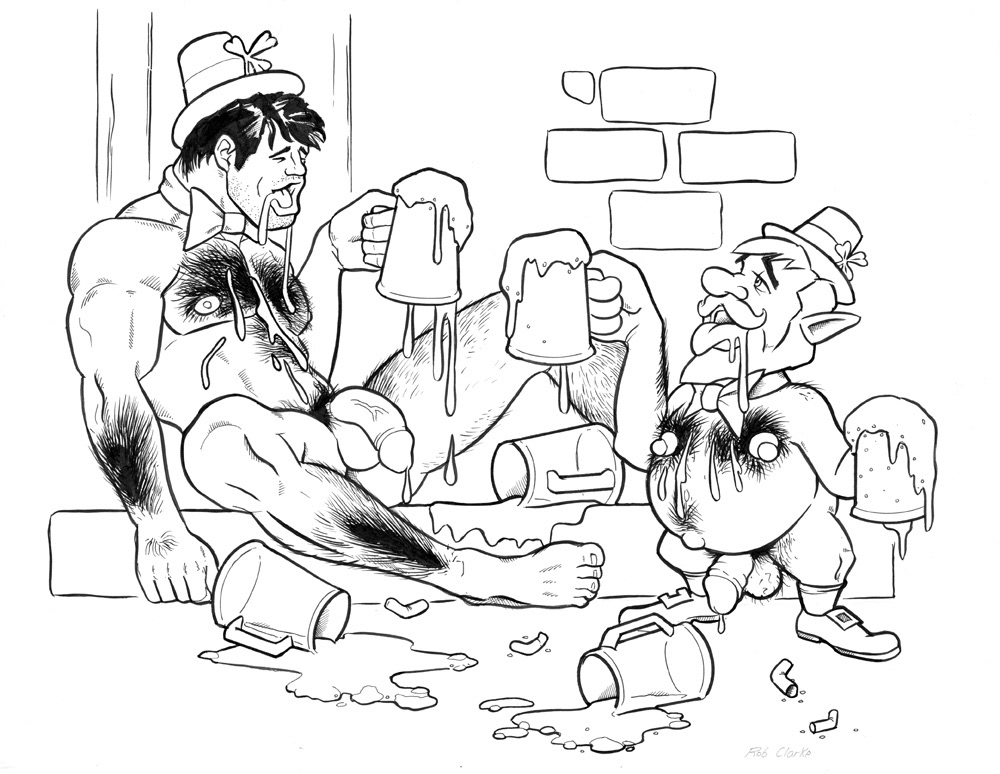 Leprechaun, 1997, 14"x11", $250