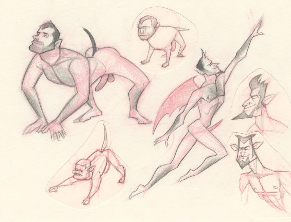 "Creatures", 2008, 11.5"x9", $25