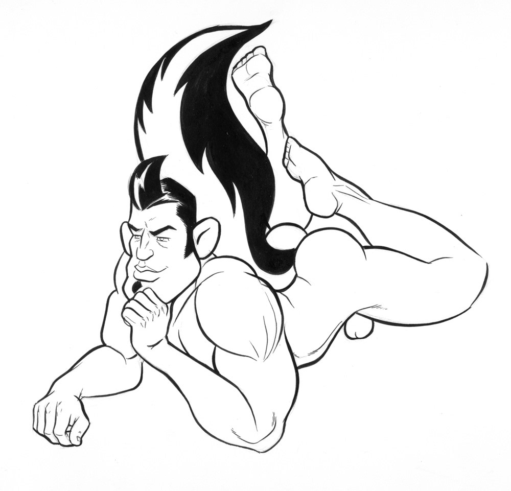 Skunk 2, 2007, 7"x 7", $100