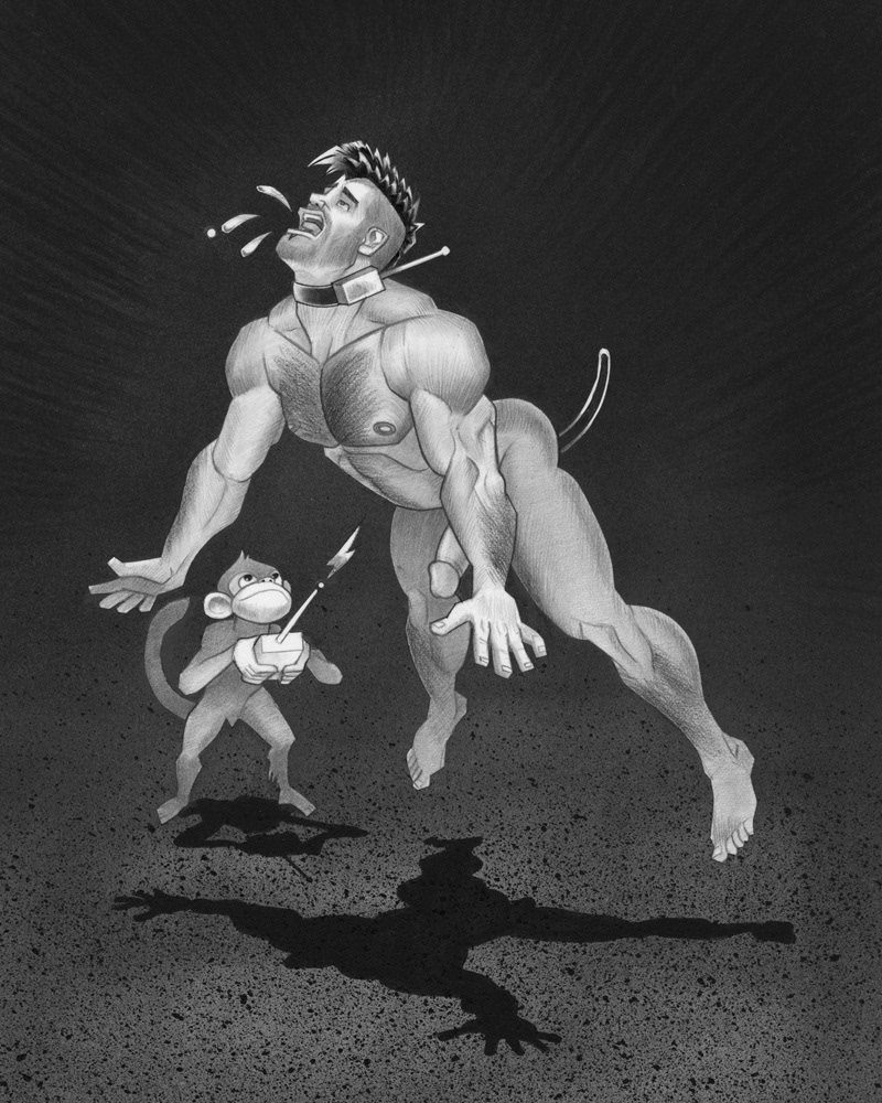 Shock Collar, 2011, 8"x10", $300,