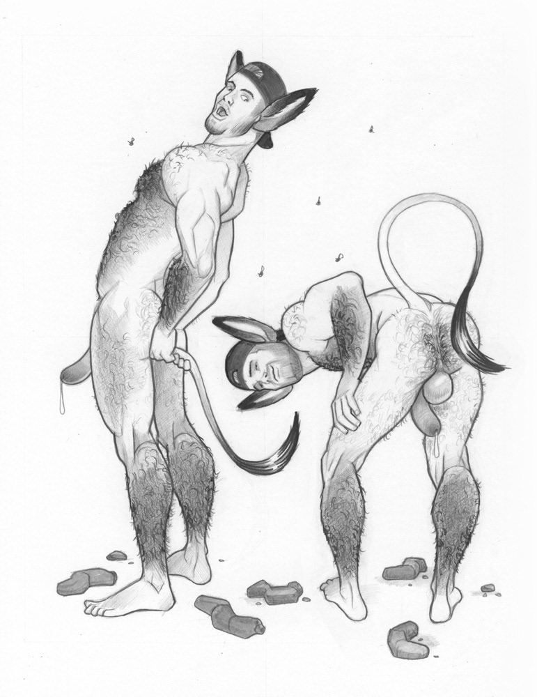 "Tail Time", 2016, 9"x11", $200