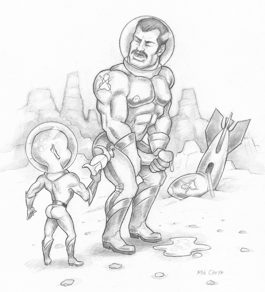 "Take Me to Your Leader", 2001, 8.5"x11", $100