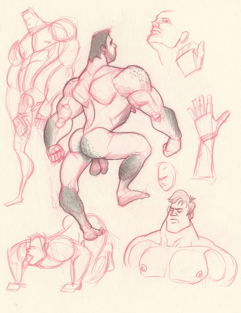 "Brute Montage", 2008, 10"x13", $25