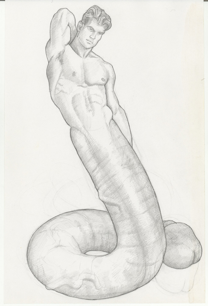 "International Male Serpent 3", 1995, 7"x10.5", $75