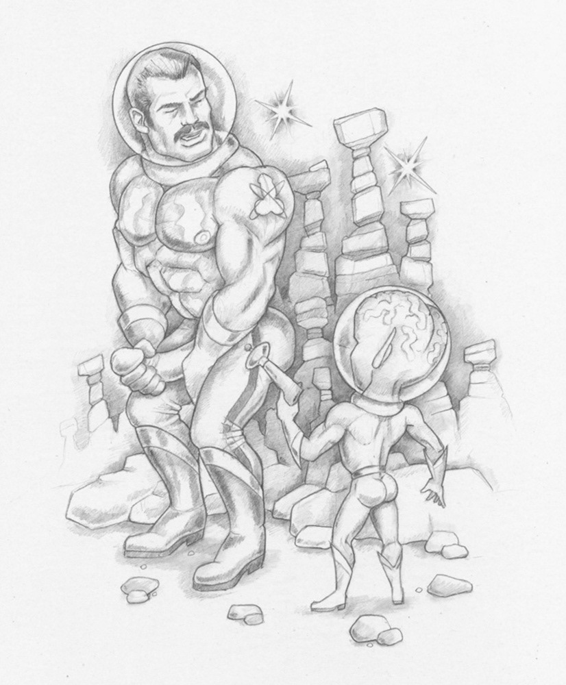 "Take Me to Your Leader 2", 2001, 8.5"x11", $75