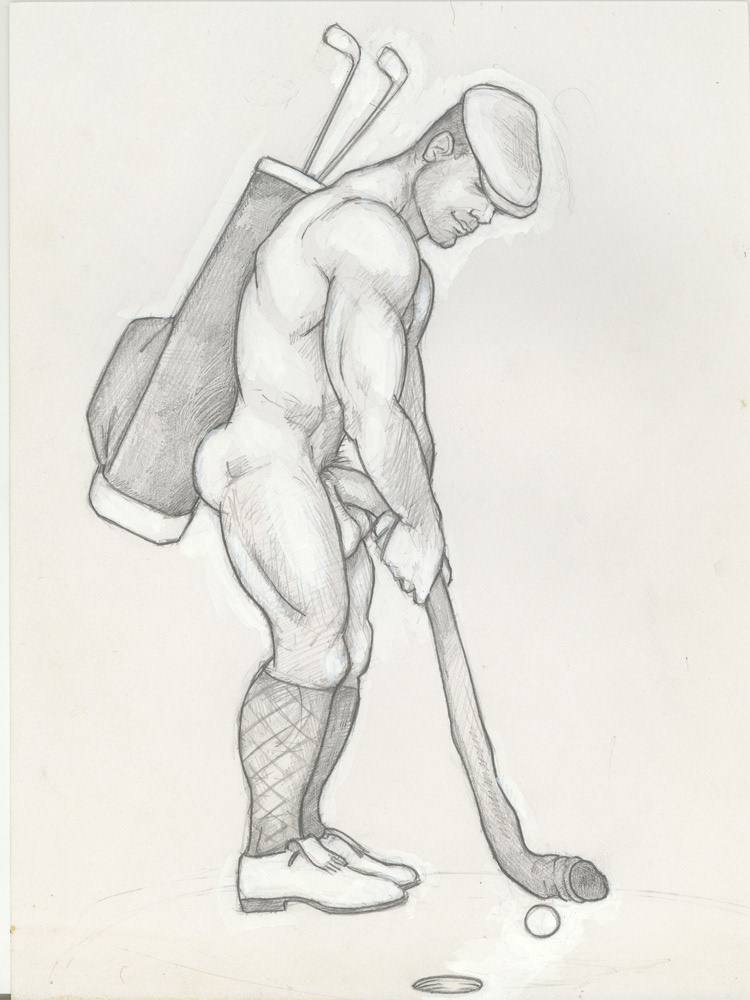 "Putt Modernism 2", 1993, 9.5"x7", $20